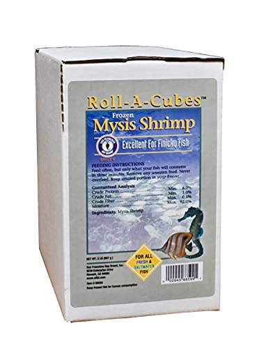 San Francisco Bay Brand Frozen Mysis Shrimp - 216 Cubes - 2 lb  