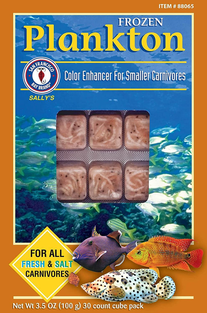 San Francisco Bay Brand Frozen Plankton - 30 Cubes - 3.5 oz