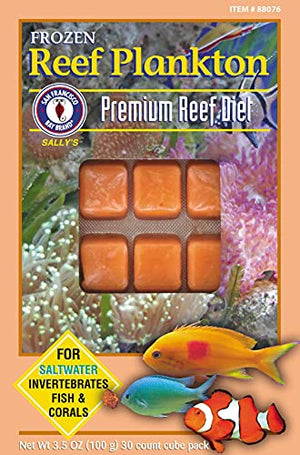 San Francisco Bay Brand Frozen Reef Plankton - 30 Cubes - 3.5 oz