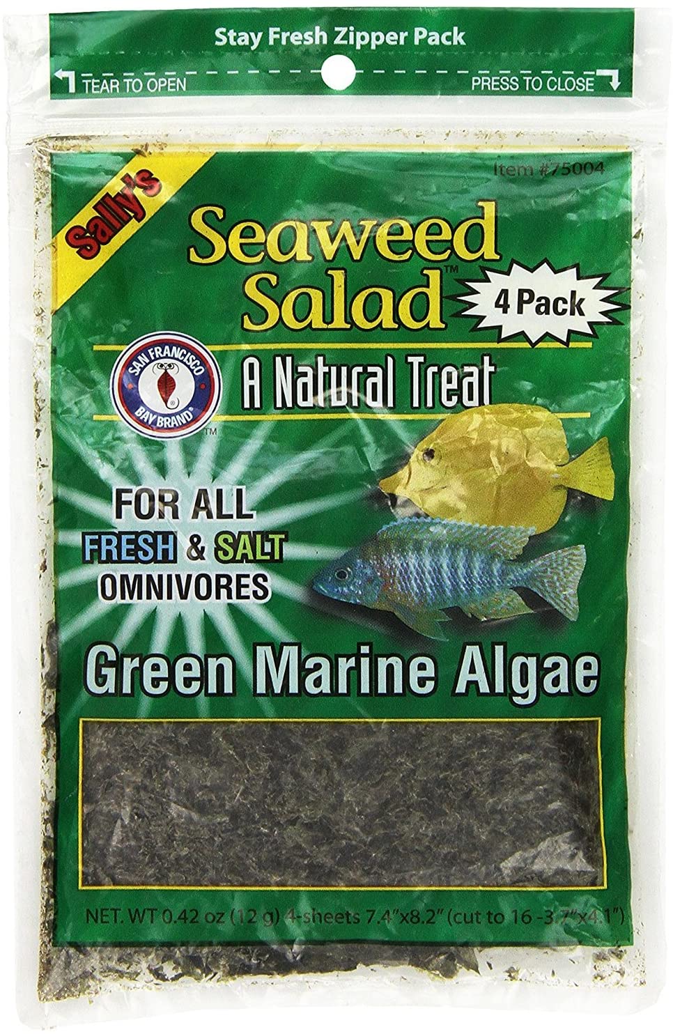 San Francisco Bay Brand Seaweed Salad Green Marine Algae Sheets - 4 pk  