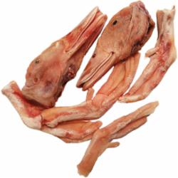 Savage Dog and Cat Frozen Food Duck Head and Feet - 4 Pack