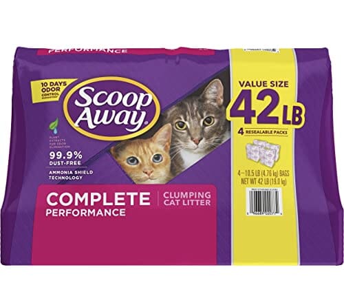 Scoop Away Complete Performance Multi-Cat Cat Litter - Scented - 42 Lbs