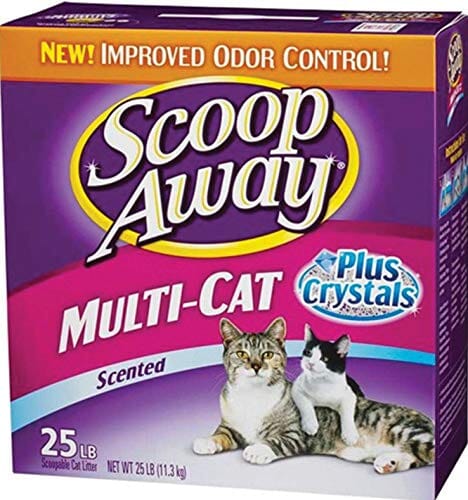 Scoop Away Multi-Cat Scented Clumping Cat Litter - Meadow Fresh - 25 Lbs