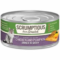 Scrumptious Cat Chicken Pumpkin Gravy Canned Cat Food - 2.8 Oz - Case of 12