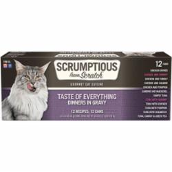 Scrumptious Cat Taste Everything Variety Pack Canned Cat Food - 2.8 Oz - Case of 12  