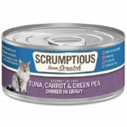 Scrumptious Cat Tuna Carrot Peas in Gravy Canned Cat Food - 2.8 Oz - Case of 12