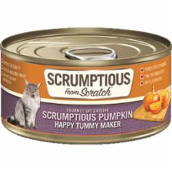 Scrumptious Dog and Cat Pumpkin Puree Canned Cat Food - 2.8 Oz - Case of 12  