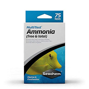 Seachem MultiTest - Ammonia - 75 Tests