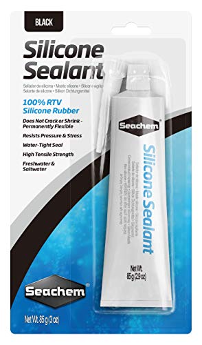 Seachem Silicone Sealant - 3 oz - Black  