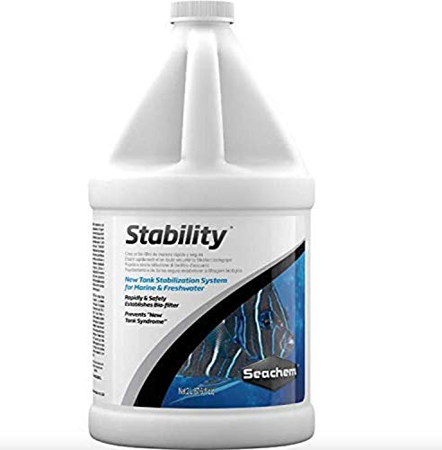 Seachem Stability Fish Tank Stabilizer - For Freshwater and Marine Aquariums 2L / 67.6 ...