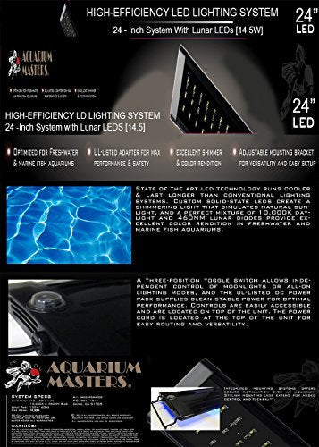 Seapora High-Efficiency LED Lighting System - 14.5 W - 24"  