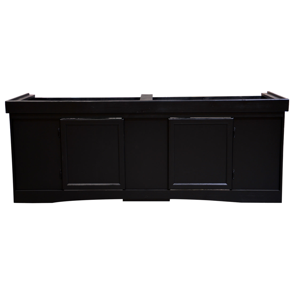 Seapora Monarch Cabinet Stand - Black - 72" x 24"  