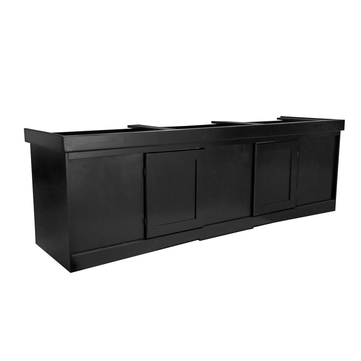 Seapora Monarch Cabinet Stand - Black - 84" x 24"  