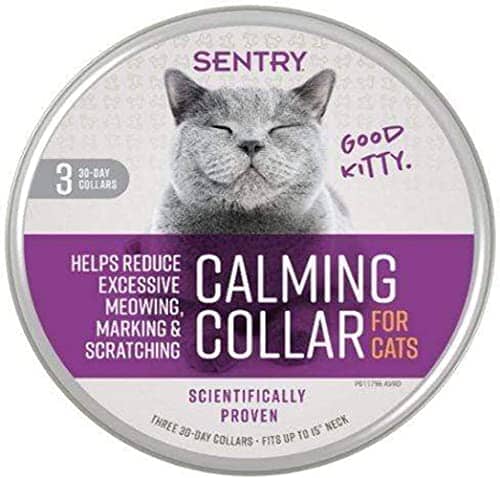 Sentry 30 Day Calming Collar for Cats - Lavender/Chamom - 3 Pack  