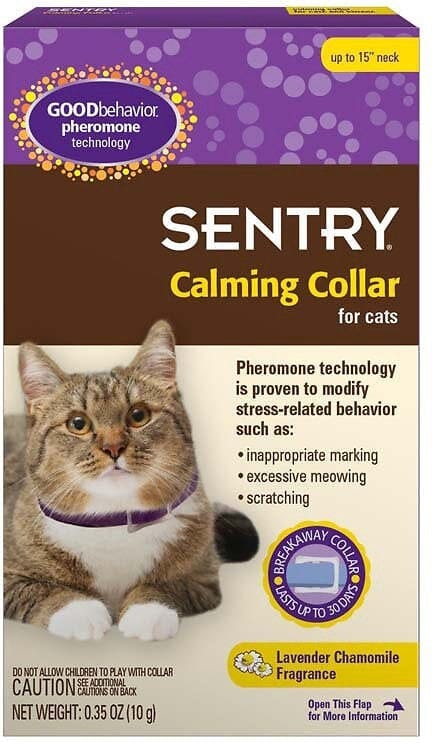 Sentry Good Behavior Pheromone Calming Collar for Cats  