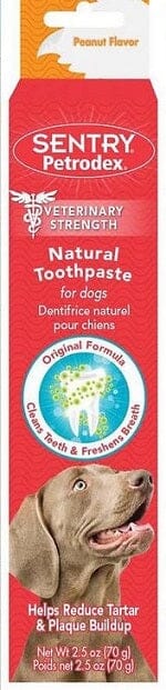 Sentry Petrodex Natural Toothpaste Dog Dog Dental Care - Peanut - 2.5 Oz
