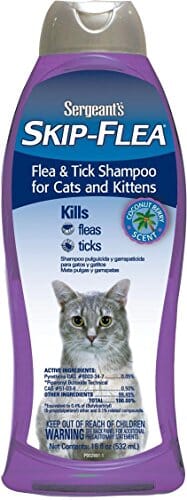 Sergeant's Skip-Flea Shampoo for Cats Coconut Berry - 18 Oz  