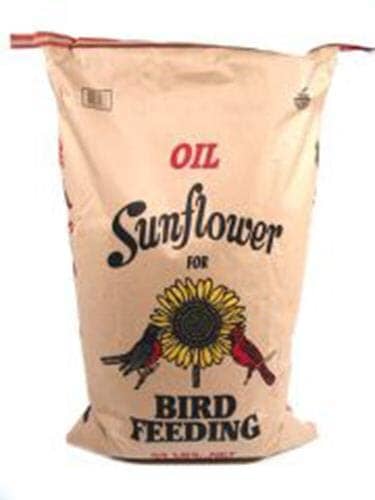 Shafer Generic Black Oil Sunflower Seed Sunflower Oil Wild Bird Food - 25 Lbs