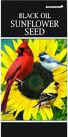 Shafer Generic Black Oil Sunflower Seed Sunflower Oil Wild Bird Food - 50 Lbs  