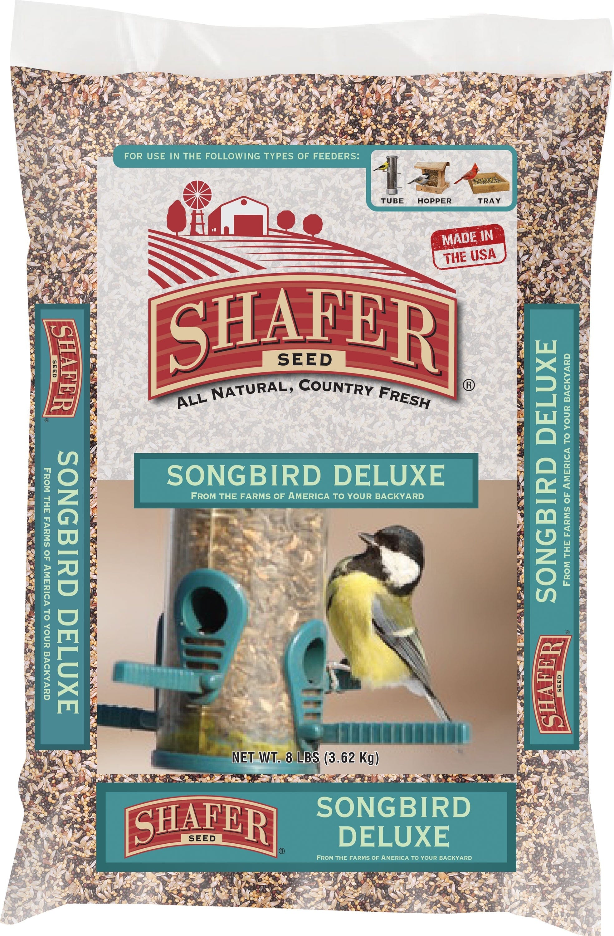 Shafer Songbird Deluxe Wild Bird Food Seed Mix - 20 Lbs  