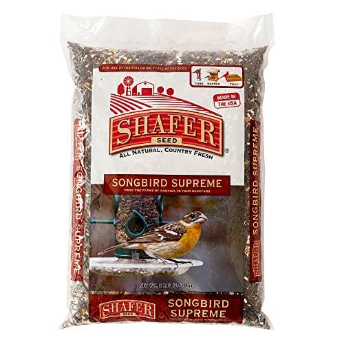 Shafer Songbird Supreme Wild Bird Food Seed Mix - 8 Lbs  