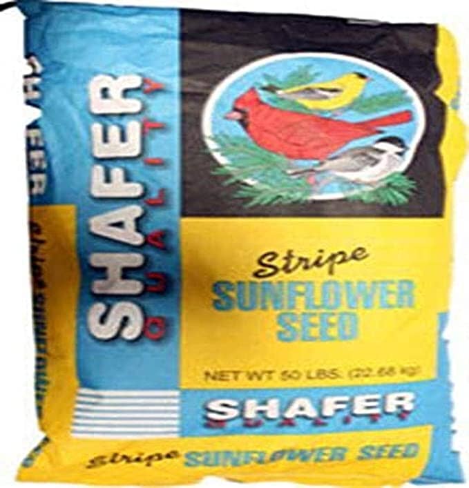 Shafer Striped Sunflower Wild Bird Food - 20 Lbs  