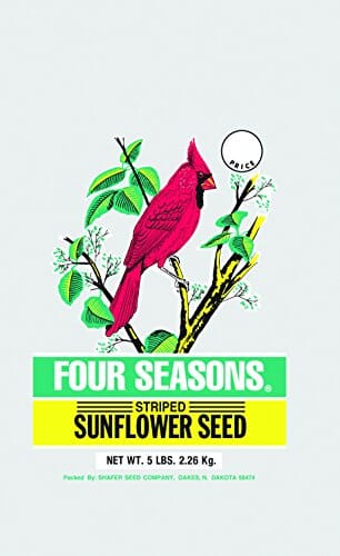 Shafer Striped Sunflower Wild Bird Food - 5 Lbs - 6 Pack  