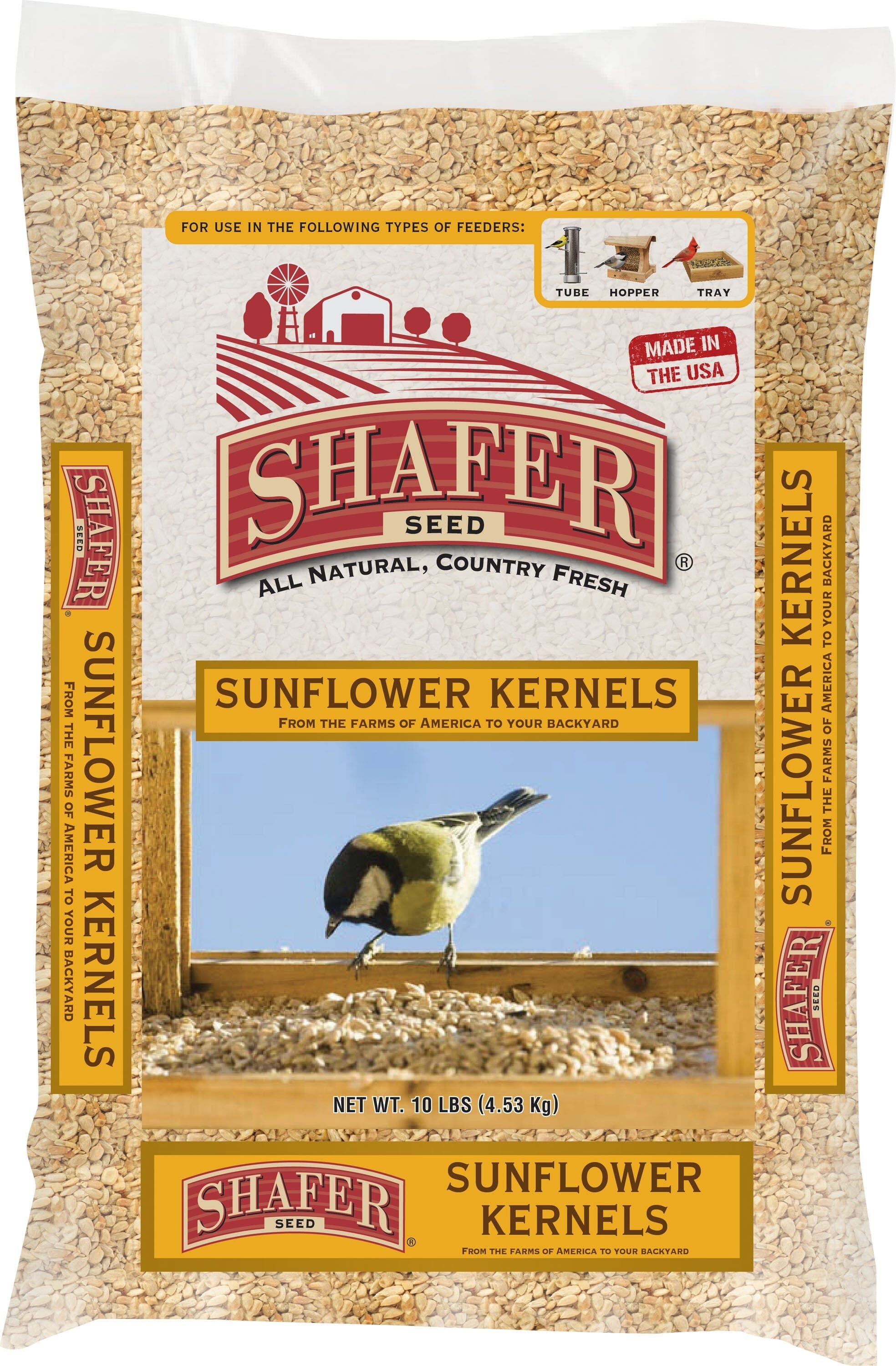 Shafer Sunflower Kernels Wild Bird Food - 20 Lbs  