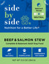 Side By Side Beef & Salmon Stew Neutral Recipe Tetra Pack Wet Dog Food  