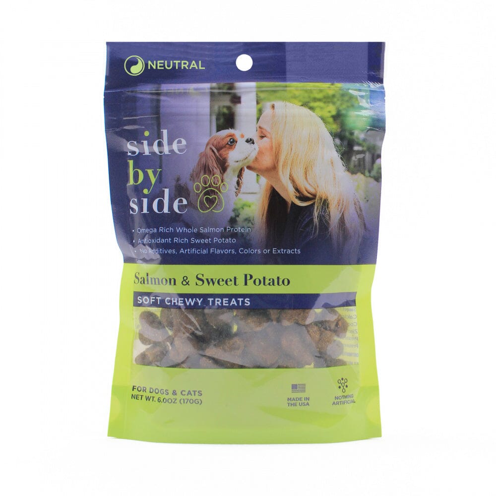 Side By Side Salmon & Sweet Potato Soft Chew Training Treats Neutral Treats for Dogs & ...