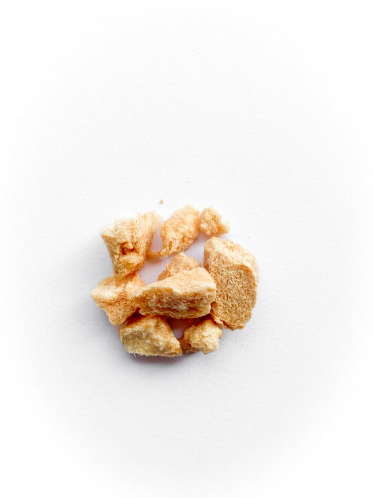 Side By Side Small Batch Freeze Dried Chicken Cubes Dog Treats  