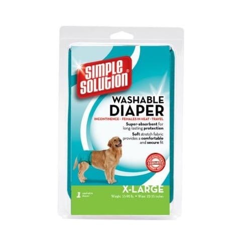 Simple Solution Washable Female Dog Diaper - Extra Large  