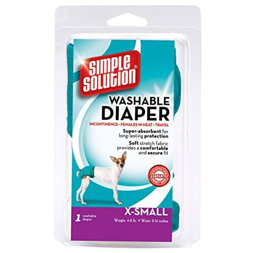 Simple Solution Washable Female Dog Diaper - Medium  