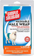 Simple Solution Washable Male Wrap Dog Diapers - Large  