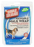 Simple Solution Washable Male Wrap Dog Diapers - Medium  