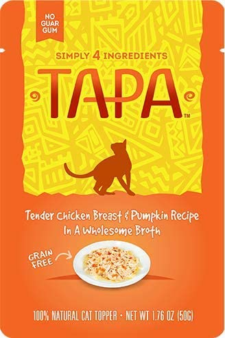 Simply 4 Ingredients Tapa Chicken & Pumpkin Wet Cat Food - 1.76 oz - Case of 8  