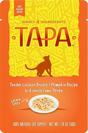 Simply 4 Ingredients Tapa Chicken & Pumpkin Wet Cat Food - 1.76 oz - Case of 8
