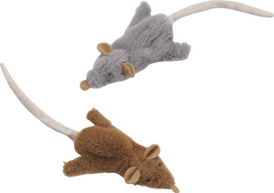 Skinneeez Mouse Toy with Catnip Assorted - 7 in