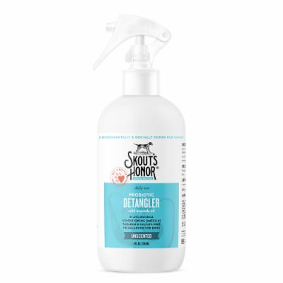 Skout's Honor Cat and Dog Detangler - Unscented - 8 oz Bottle  