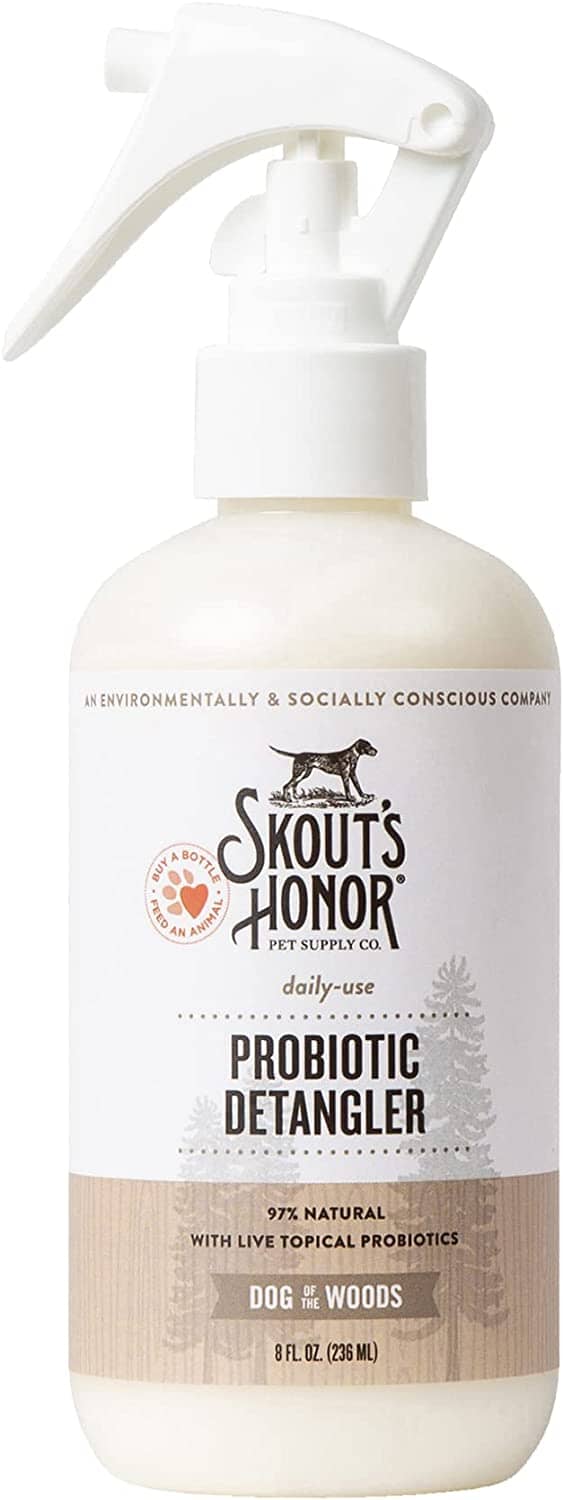 Skout's Honor Dog of the Woods Dog Detangler - 8 Oz Bottle  