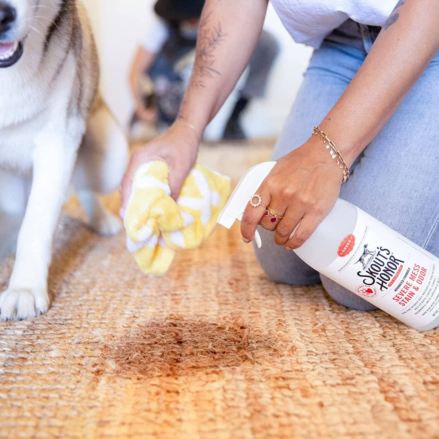 Out advanced severe outlet stain and odor remover