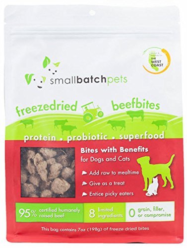 Small Batch Dog and Cat Freeze-Dried - Small Bites Beef - 7 Oz  