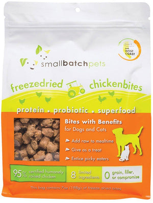 Small Batch Dog and Cat Freeze-Dried - Small Bites Chicken - 7 Oz