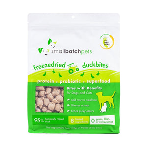 Small Batch Dog and Cat Freeze-Dried - Small Bites Duck - 7 Oz