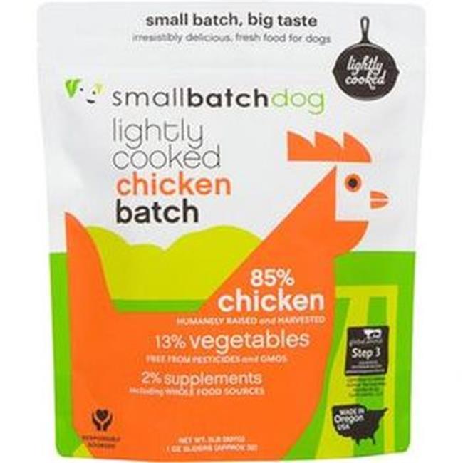 Small Batch Dog Frozen Lightly Cooked Chicken - 2 lbs  