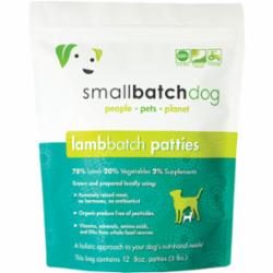 Small Batch Dog Frozen Patties Lamb - 18 lbs  