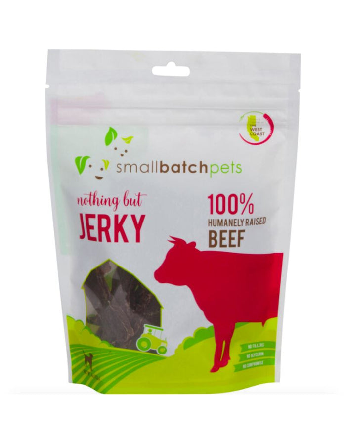 Small Batch Grain-Free Dog Jerky Treats Beef - 4 Oz