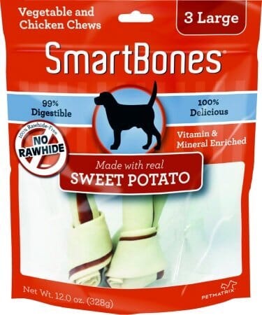 Smartbones Dog Dental and Hard Chews - Sweet Potato - Large - 3 Pack  