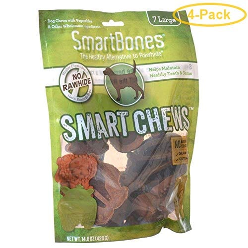 Smartbones Safari Smart Chews Dog Dental and Hard Chews - Chicken and Sweet Potato - Large - 7 Pack  