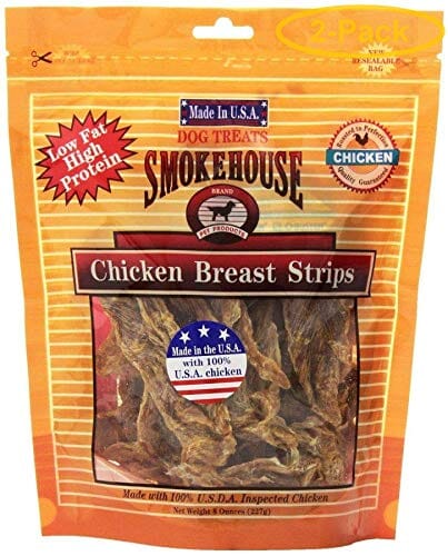 Smokehouse USA Chicken Breast Strips Natural Dog Chews - Chicken - 8 Oz